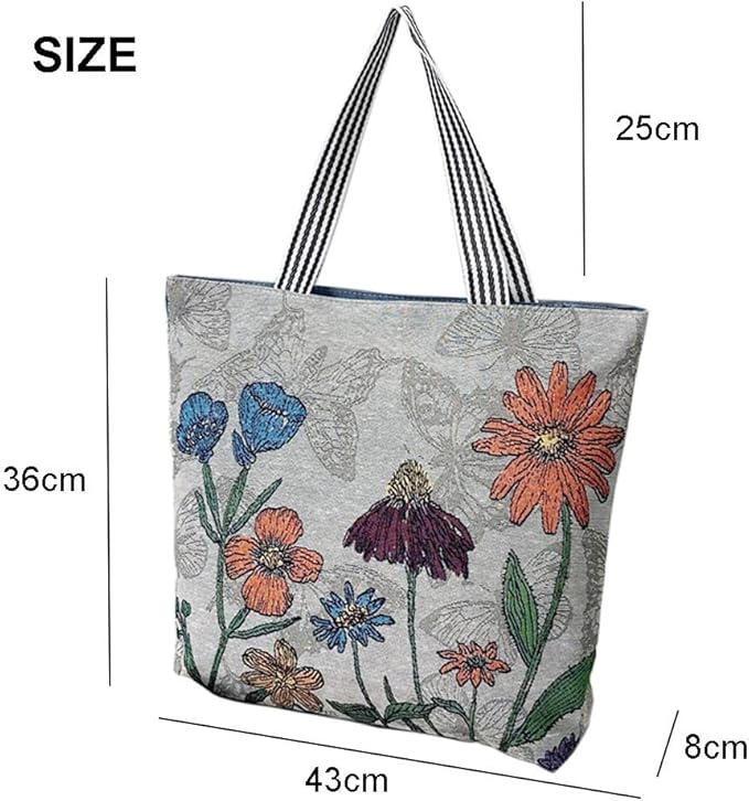 Crochet Bag Organizer for Yarn, Large Knitting Bag Portable Yarn Storage Bag for Knitting Needles Crochet Hooks (D)