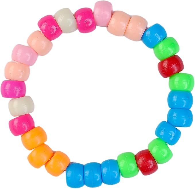 1000pcs Pony Beads, 15 Color Kandi Beads for Bracelets Making Kit, Hair Braids Crafts Jewelry Making Crafts Friendship Necklace Earrings DIY(Solid Color Mixing)