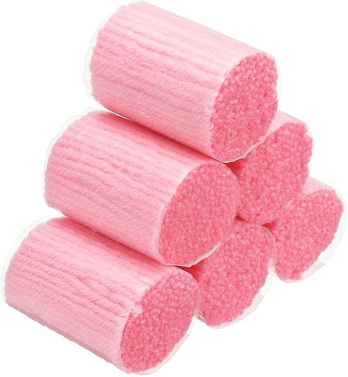 PATIKIL 6 Rolls Latch Hook Yarn, Latch Hook Kit Yarn Precut Hook Rugs Making Crochet Bundles for Latch Hook Rug Adults Beginners Tapestry DIY Craft, Pink