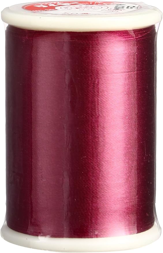 Superior Threads Tire Silk #50 3-Ply 50-Weight High Sheen Silk Embroidery Quilting Sewing Thread - 109 Yard Spool (#059 Cranberry)