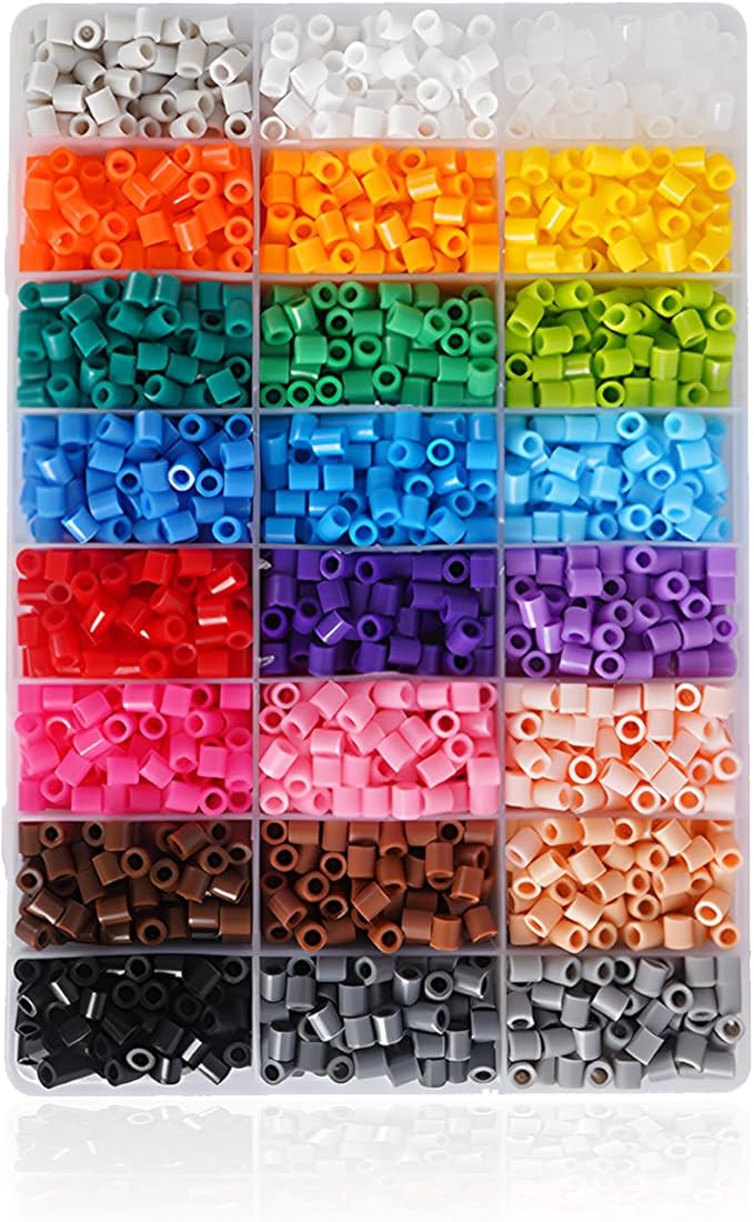 artkal fuse beads 24 colors 4800 melty beads compatible perler and hama