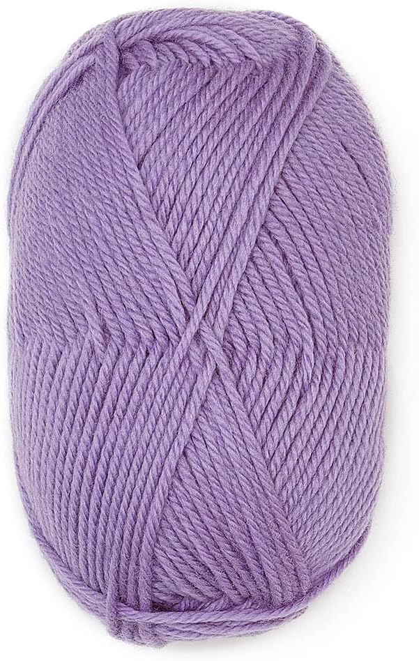 100% Pure Wool Yarn Superwash Set of 3 Skeins (150 Grams) DK Weight - Sourced Directly from Peru - Heavenly Soft and Perfect for Knitting and Crocheting (Lavender)