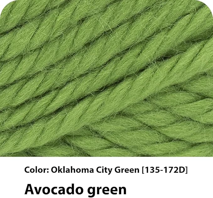 Lion Brand Yarn Hometown Yarn, Super-Bulky Yarn for Knitting, Crocheting, and Crafting, 3 Pack, Sonoma City Green