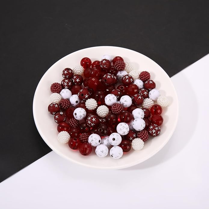 2200PCS+ Game Day Beads Charms for Bracelet Making Polymer Clay Beads Crystal Pearl Letter Gold Spacer Beads Football Charms for Game Day Bracelet Necklace Making DIY Crafts