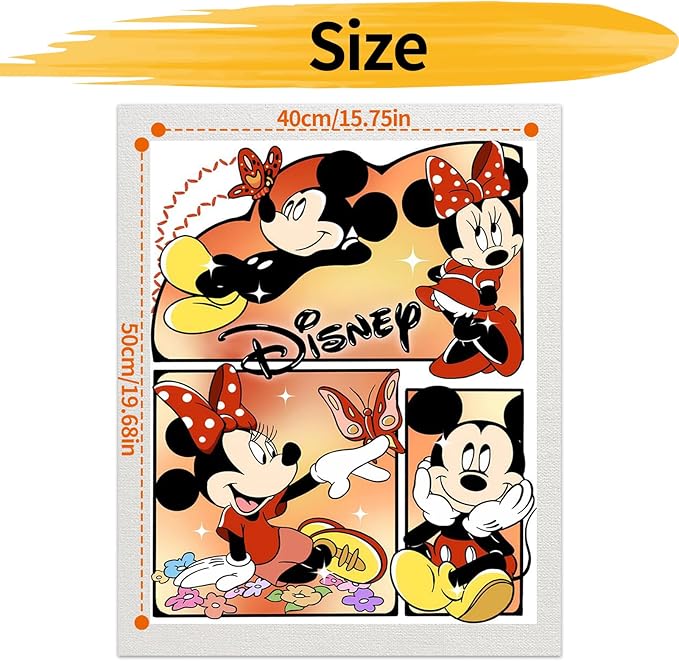 JYLMOOD Paint by Number for Adult Kits, DIY Cartoon Acrylic Oil Painting Kits for Adults Kids Beginners for Home Wall Decor Gifts 16x20 Inch (No Frame)