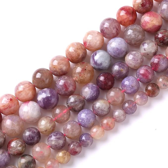 90pcs 4mm 5A Natural Pink Tourmaline Stone Beads Round Loose Spacer Healing Energy Beads for Jewelry Making DIY Bracelets Necklaces 15" (4mm, Pink Tourmaline)