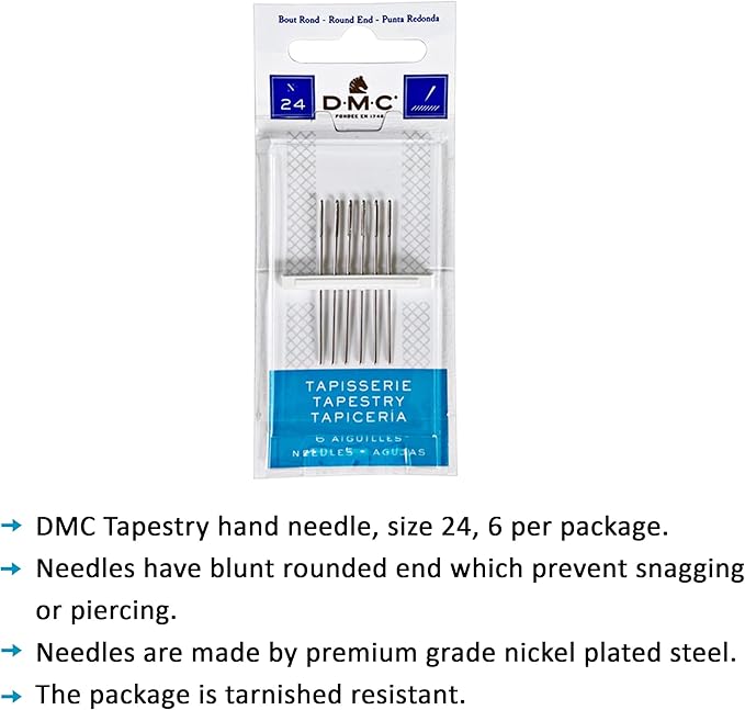 DMC Embroidery Floss, DMC Embroidery Thread Pack,Exclusive Colors,Kit Bundle with Cross Stitch Hand Embroidery Needles Size 24.Premium Supplies for Embroidery String,Yarn Set,DMC Cross Stitch Threads