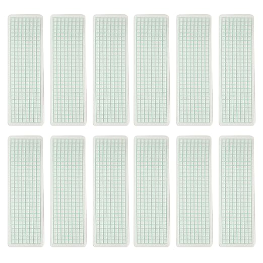 Toyvian Washi Tape Cards, 40pcs Plastic Storage Boards Paper Tape Holder Organizer Sub-Packing Cards Round Corner Design for DIY Crafts Office Home Scrapbooking School Use, 15x5cm, Green