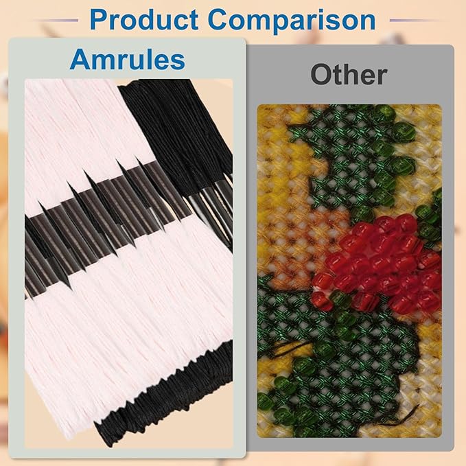 Friendship Bracelet String, 24 Skeins Black and White Cross Stitch Thread, 344.5 Inch Cotton Embroidery Floss, Hand Embroidery Thread Tools are Ideal for DIY Sewing and Embroidery Crafts Making