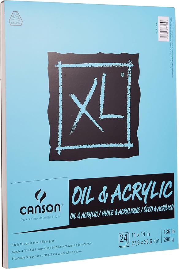 Canson XL Series Oil and Acrylic Paper Pad 11x14"