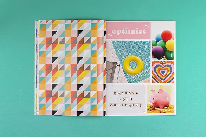 Free Period Press Vision Board Book, 700+ Words & Images in All Categories, for Visualizing Your Life Goals & Dreams, Playful, Stylish Pictures for Collage Making & Scrapbooking (Kid/Teen)