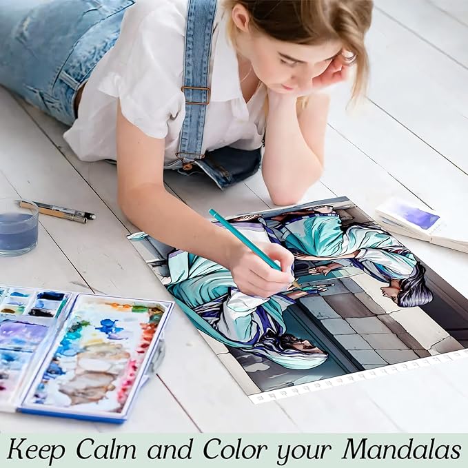 Jesus Coloring Book, Chiristian Coloring Book for Women and Men, Spiral Bound Page One Sided Design, Chiristian Gifts to Relax, Anxiety and Depression 24 Colorful Coloring Pages of Jesus Christ
