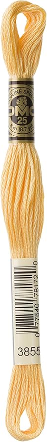 DMC Floss - 3855 Light Autumn Gold