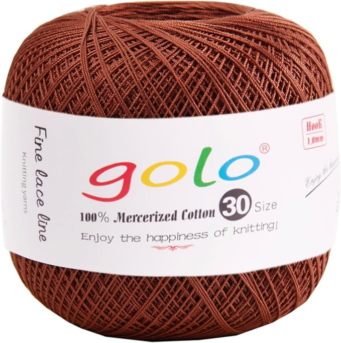 golo Crochet Thread Crochet Yarn for Hand Kniting Tatting Yarn 204