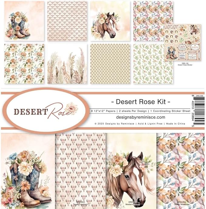 Reminisce Desert Rose Scrapbook Collection Kit