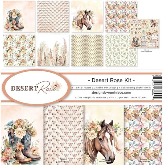 Reminisce Desert Rose Scrapbook Collection Kit