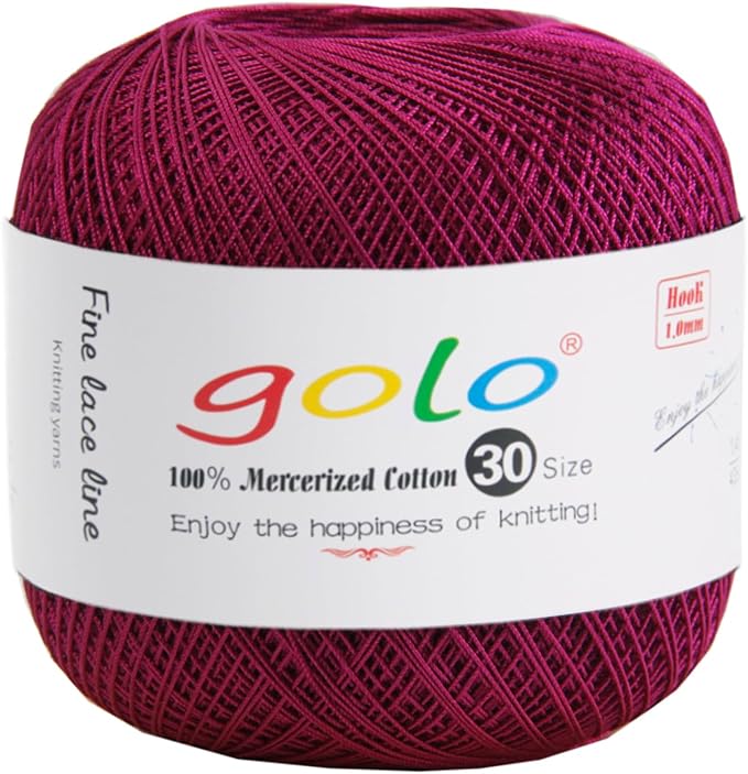 golo Crochet Thread Crochet Yarn for Hand Kniting Tatting Yarn 213
