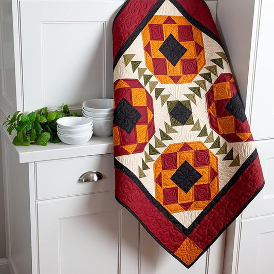 Riley Blake Quilt Project of The Month Kit: Easy DIY Designs for Every Season, for Quilting, Apparel, Crafting, and Home Decor (Table Topper - November)