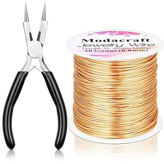 18 20 22 Gauge Jewelry Beading Wire for Jewelry Making Supplies with Versatile Pliers,Craft Jewelry Wire Tarnish Resistant