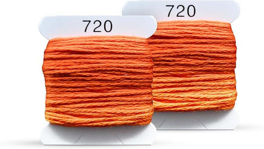 Embroidery Floss Kit and Refills - Cotton Threads - DMC Color Coding for Cross Stitch, String Crafts, Friendship Bracelets