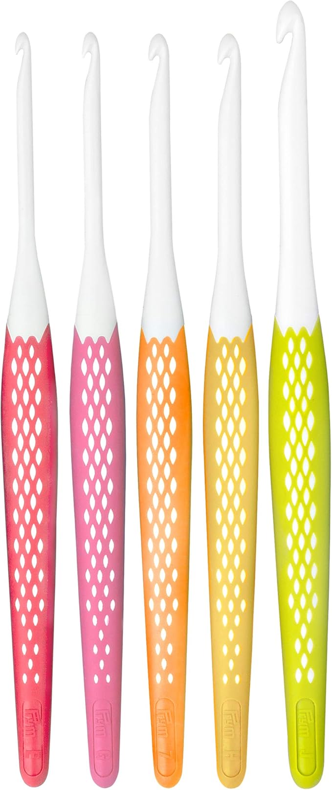 prym ergonomics crochet hook set, small (e, g, 7, h, j)
