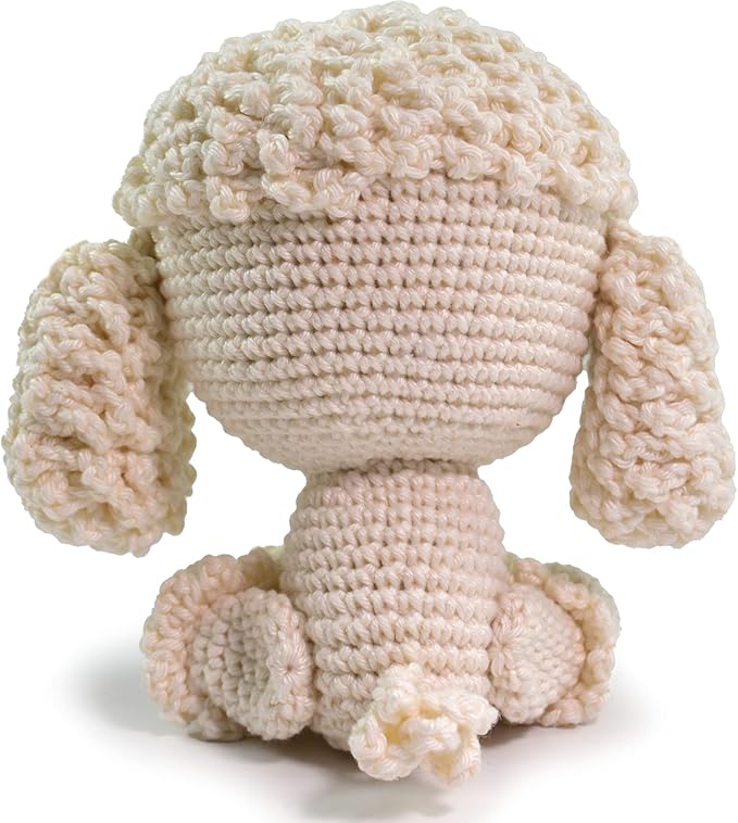 CRCULO Amigurumi Crochet Kit - Cats & Dogs - All Included, Easy Instructions - Intermediate Crochet Set - Animal Amigurumi Yarn Poodle