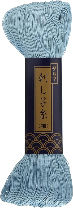 Yokota Sashiko Thread Thin 170 Meters (Japan Import) (Light Blue)