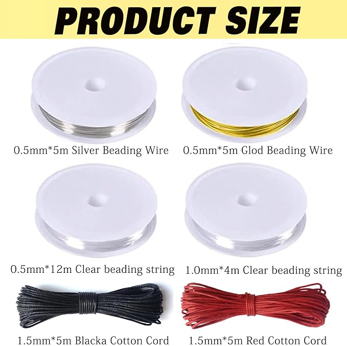 Jewelry Making Supplies Kit for Adults, Jewelry Repair Kit with Pliers, Findings and Beading Wires for Jewelry Repair Making and Beading