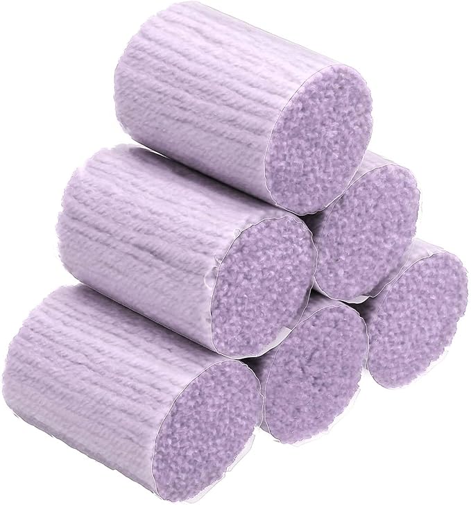 PATIKIL 6 Rolls Latch Hook Yarn, Latch Hook Kit Yarn Precut Hook Rugs Making Crochet Bundles for Latch Hook Rug Adults Beginners Tapestry DIY Craft, Pink Purple