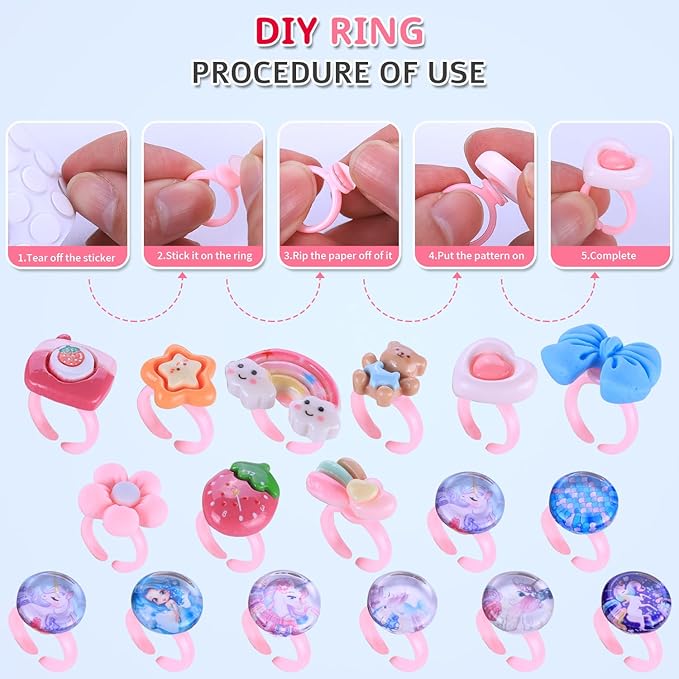 AIPRIDY 3200 Pcs Girls Toys Bracelet Making Kit, Unicorn/Mermaid Clay Beads Jewelry Activity Kit, DIY Crafts Birthday Christmas Gifts for Girls Ages 5 6 7 8 9 10 11 12 Years Old (Sapphire Blue)