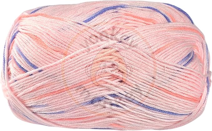 10-Pack of Yonkey Monkey 500 Grams Yarn - 70% Rayon derived from Bamboo, 30% Cotton - Imported - Purple Pink 9050