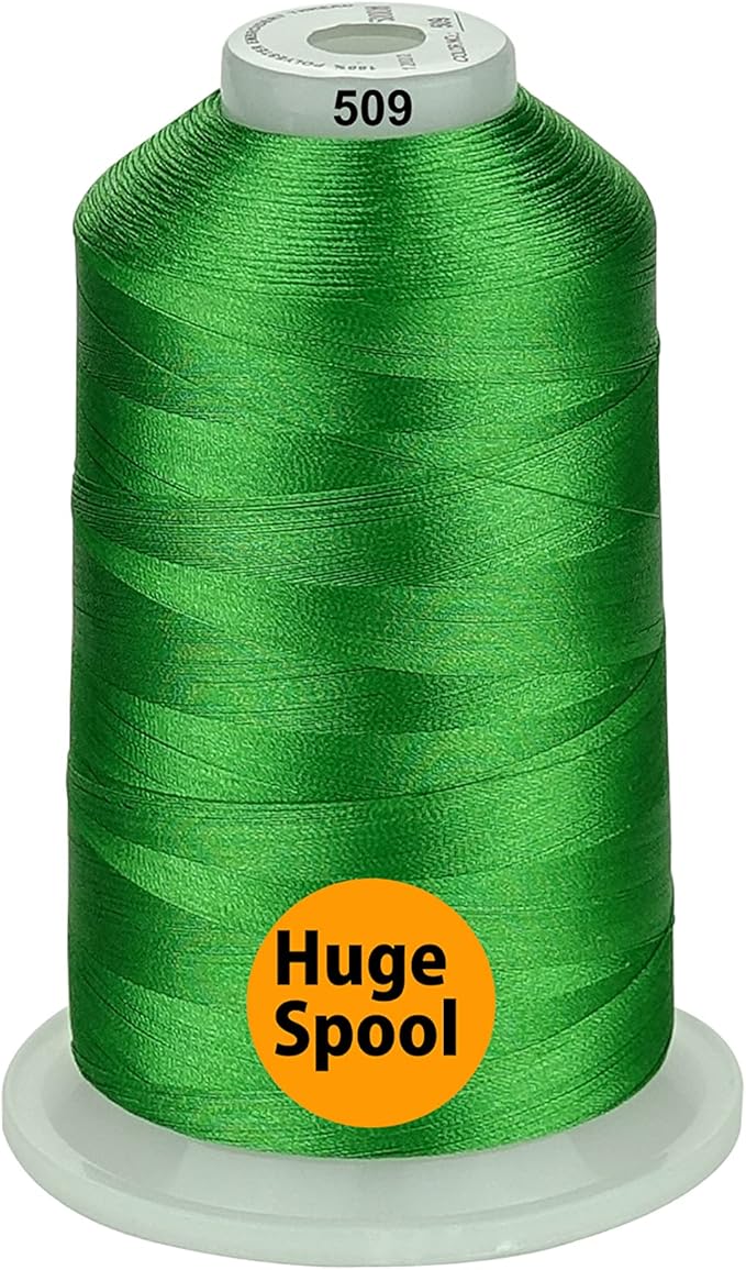 Simthread - 33 Selections - Various Assorted Color Packs of Polyester Embroidery Machine Thread Huge Spool 5500Y for All Purpose Sewing Embroidery Machines - Essential Color 2