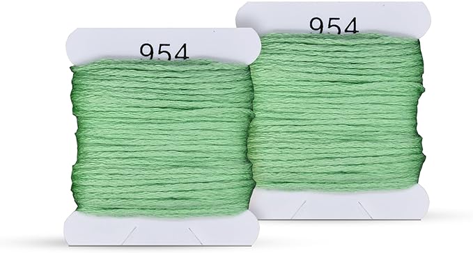 Embroidery Floss Kit and Refills - Cotton Threads - DMC Color Coding for Cross Stitch, String Crafts, Friendship Bracelets