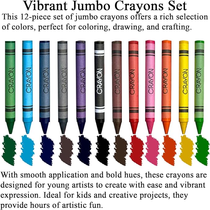 fuxi art supplies for kids 9-12, stocking stuffers | art set with 60-sheet (73lb/120gsm) sketch book for kids ages 8-12, jumbo colored pencils & crayons | ideal christmas gifts for grandkids.