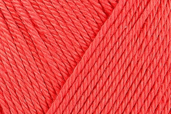 2 Skein/Pack Schachenmayr (SMC) Catania Originals Yarn, Each Ball 1.76 Oz (50gr) / 136 Yards (125 m), 100% Mercerized Cotton for Knitting and Crochet Yarn, Sport Weight, 252 - Camellia