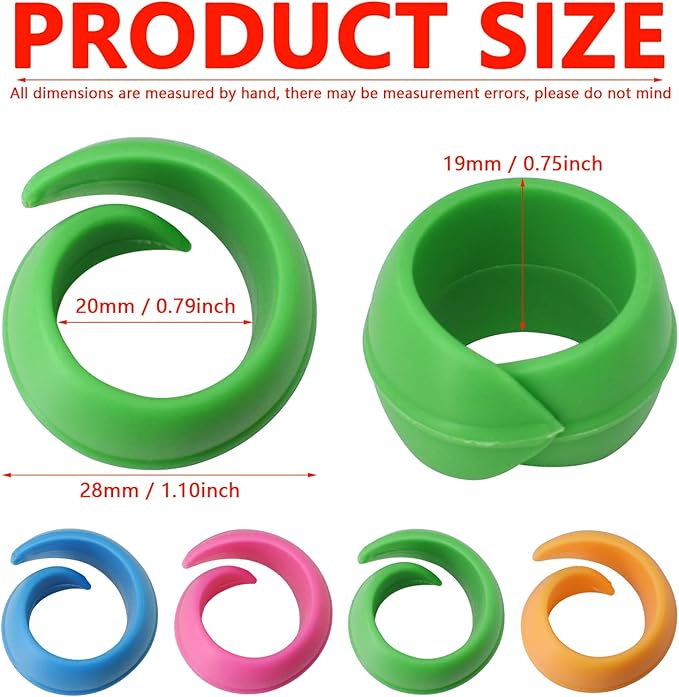 BDS-HOME 100Pcs Thread Spool Savers Spool Covers&Huggers Embroidery Floss Silicone Organization Prevent Thread Tails from Unwinding, No Loose Ends for Sewing Thread Spools, 4 Bright Colors, mulitple