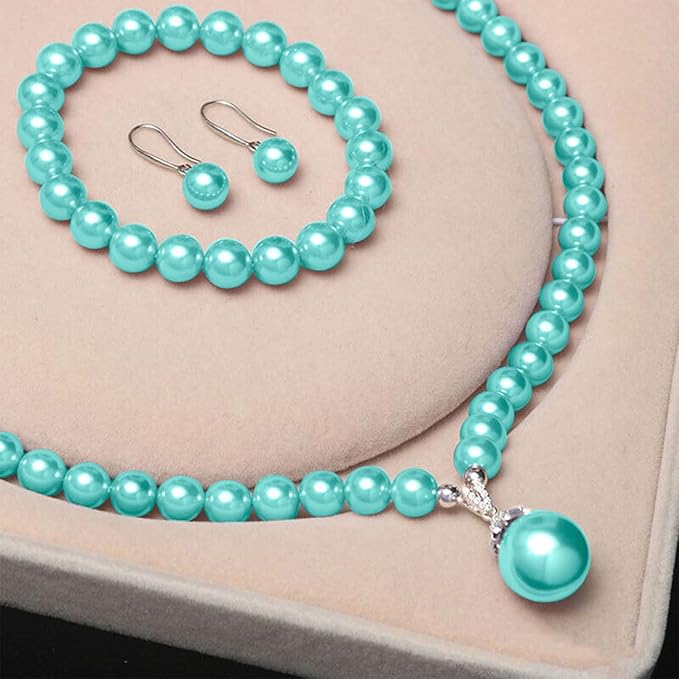 2116 PCS Pearl Beads for Bracelet Making Kit Gold Beads for Jewelry Making Kit Gold Small Spacer Bead Light Blue Pearl Bead for Crafting Charms Necklace Earrings DIY Craft for Women Adult