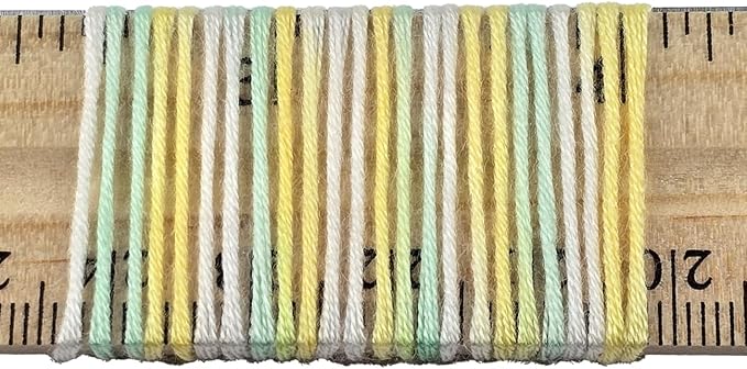 10-Pack of Yonkey Monkey 500 Grams Yarn - 70% Rayon derived from Bamboo, 30% Cotton - Imported - Green Yellow 9049
