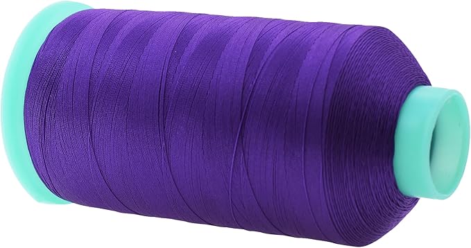 Mandala Crafts Size 46 210D T45 Bonded Nylon Thread - Violet 2843 YDs Tex 45 Heavy Duty Sewing Threads for Leather, Jeans, Weaving, Outdoor Marine Upholstery