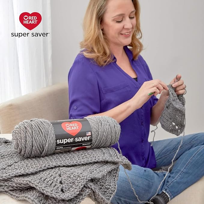 Red Heart Super Saver Ombre Yarn,Seaside