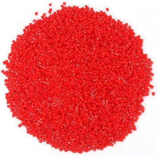 banchelle fuse beads melting beads refills for 5 mm fuse bead board, about 7000 pcs (red)