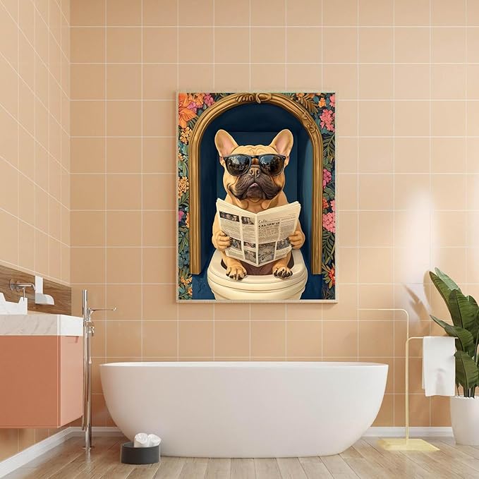 ARPADAMO Diamond Art Kits for Adults,5D Dog Diamond Painting DIY Animal Diamond Art Diamond Painting Kits for Adult,Round Full Drill Diamonds, Diamond Art Kits for Home Decor-12x16inch