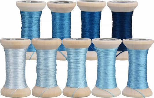 Natural 100% Mulberry Handmade Embroidery Silk Thread Silk Floss (64)