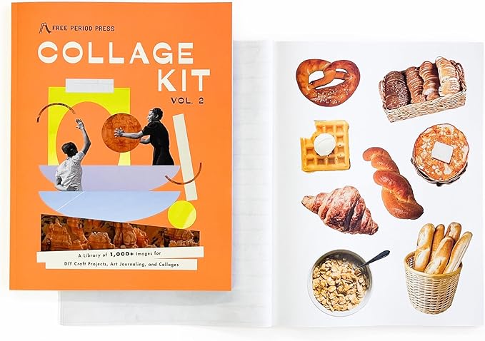 Collage Kit Vol. 2: 1000+ Images for Junk Journaling, Vision Boarding & DIY Crafts | 230-Page Creative Magazine with Perforated Pages, Prompts & Art Inspiration for Beginners & Pros (Volume 2)