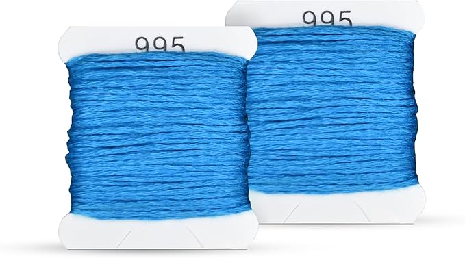 Embroidery Floss Kit and Refills - Cotton Threads - DMC Color Coding for Cross Stitch, String Crafts, Friendship Bracelets