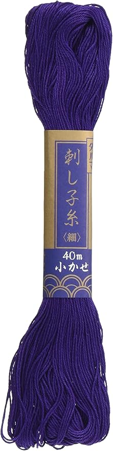 Yokota Sashiko Thread 170m (Purple, Cotton)