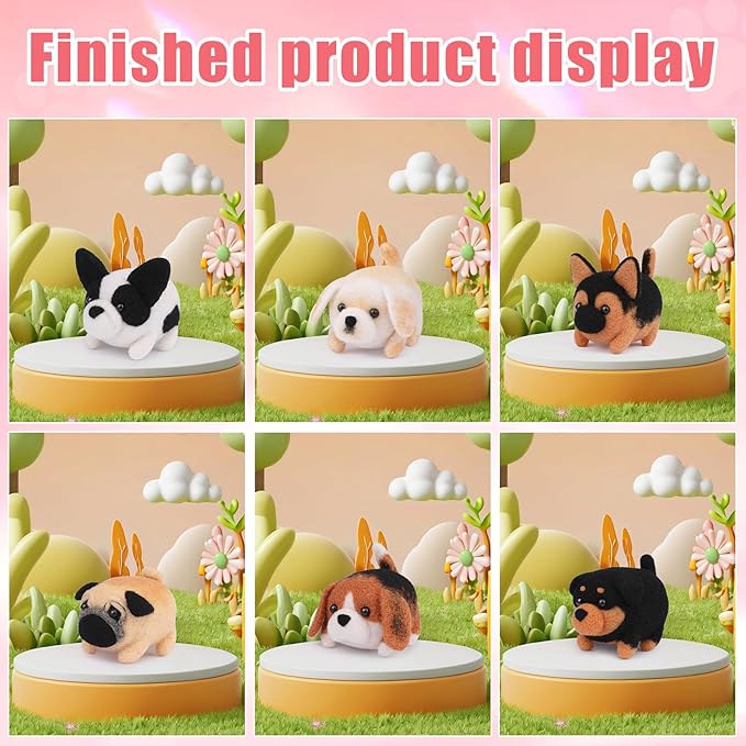 UOOU Felting Kit, 61 Pcs Felting Kits for Beginners Adult with Felting Needles, Wool Roving, Felting Pad, Instruction Manual, Needle Felting Kit for Felted Dog Needle Felting Supplies