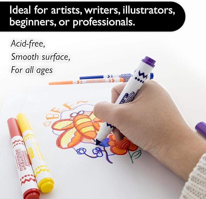bazic products sketch pad, spiral sketchbook for artists & students, drawing pad with thick paper, sketching & drawing for kids, teens & adults, 30 sheets, 8.5" x 11", 2-pack