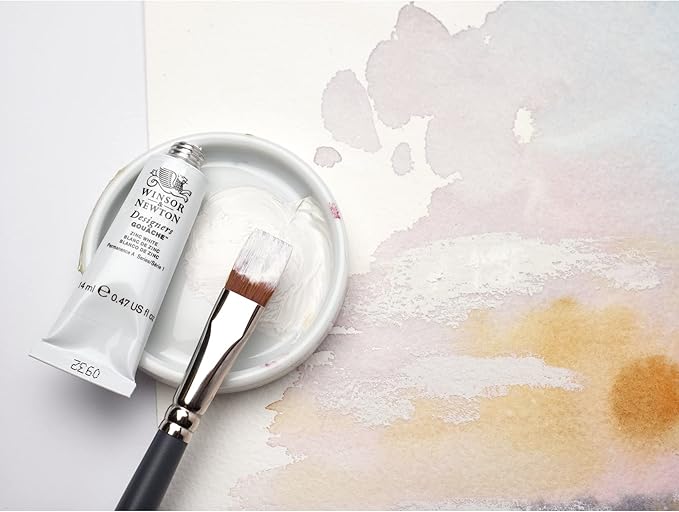 Winsor & Newton 8840470 Designers Gouache Fine Artistic Colour, Quality Pigments, Optimal Opacity, Archival Quality, 15 ml Tube, Cadmium Red