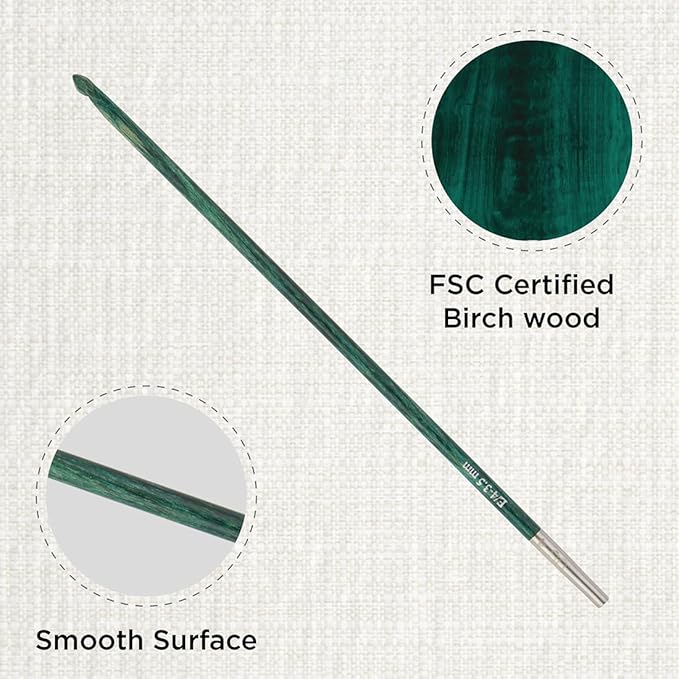KnitPro Dreamz Afghan/Tunisian Crochet Hook | US Size E (3.5mm)